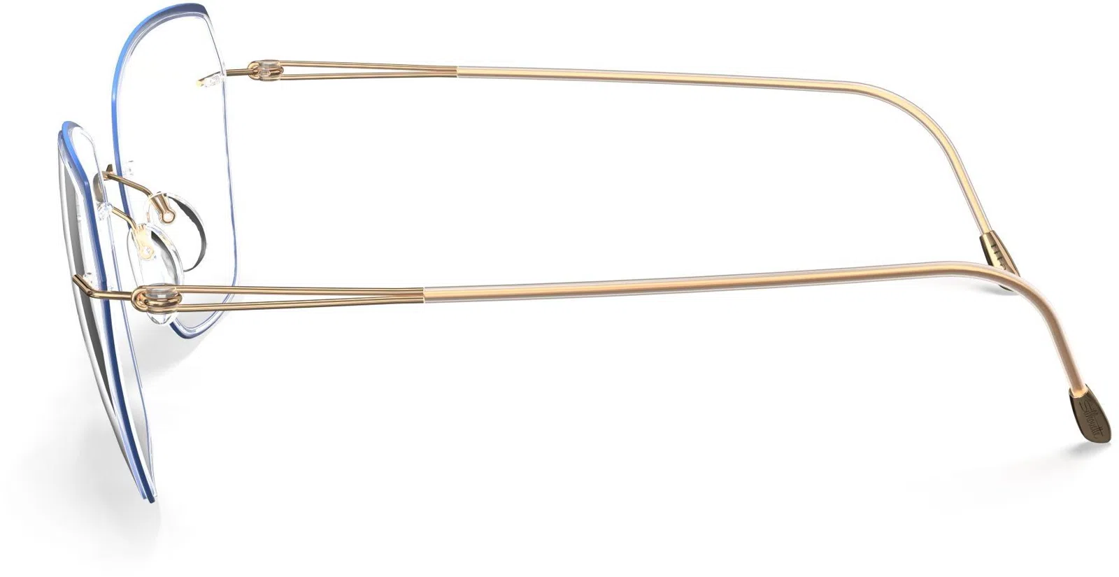 Silhouette Lite Spirit Demo Rimless 5566 Eyeglasses - view 43